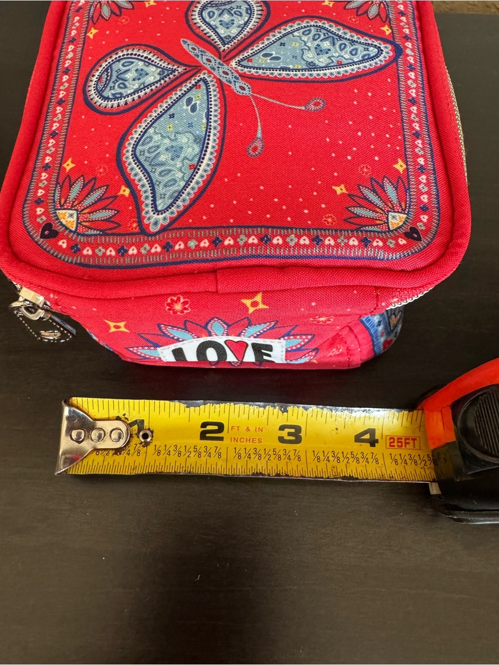 Brighton Compact Red and Light Blue jewelry Case - Picture 7 of 7